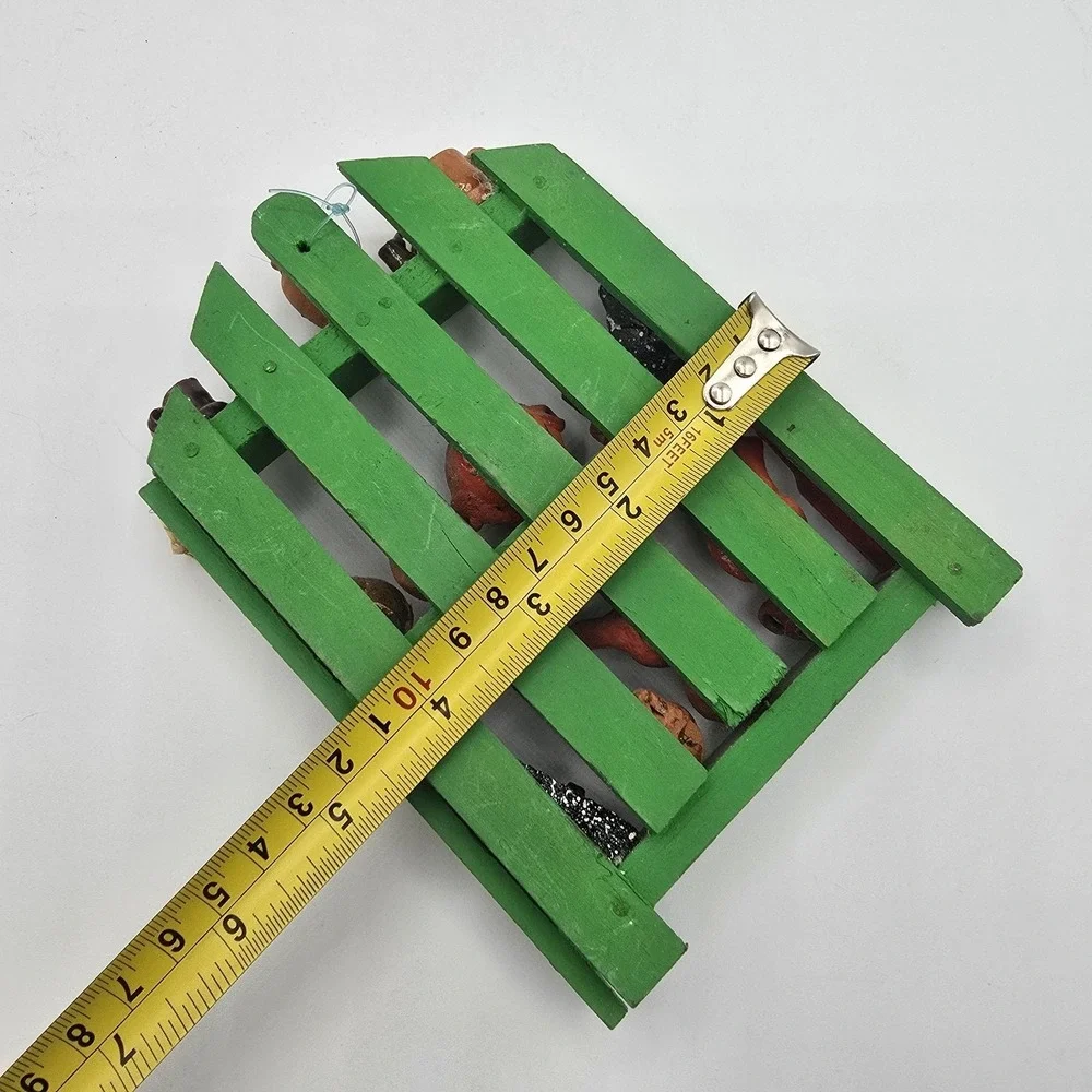 Mexican Kitchen Trastero Wall Hanging Shelf With Miniature Pots Vtg Folk Art